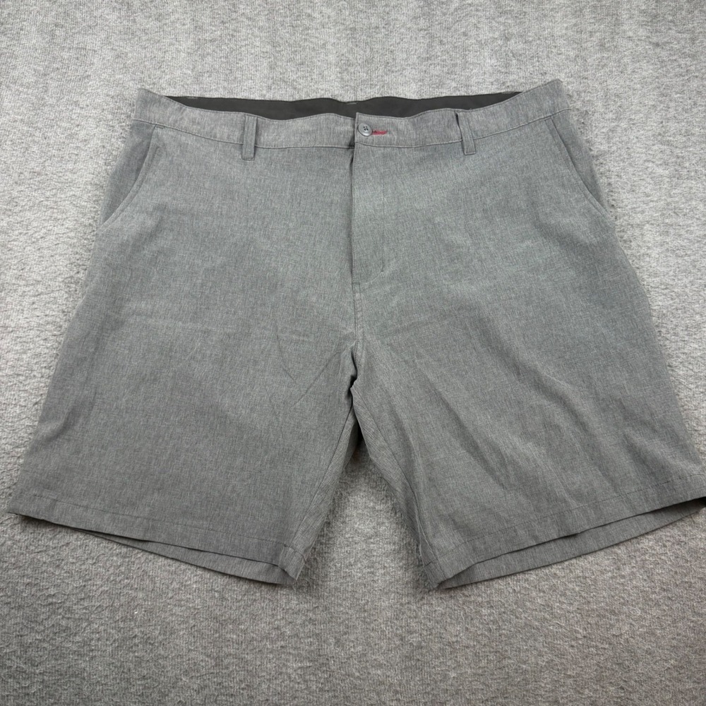 Ron Jon Surf Shop Hybrid Shorts Men's 40 Grey Heather Charcoal Stretch XC9822-RO